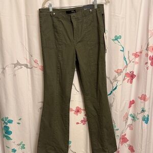1822 Denim Olive Boot Cut Pants